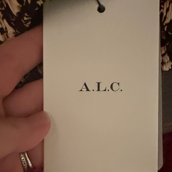 A.L.C. NWT Cielo Smocked Crop Tank NWT Size 8 - Picture 4 of 10